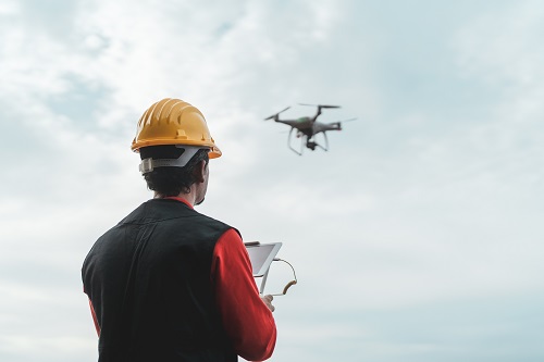 Monitoramento de obra com drone no Paraguai